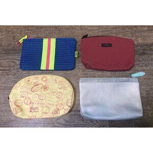 Lot Of 4 Ipsy Glam Makeup Bags Zip Pouch Cosmetic Bag (Bags Only)
